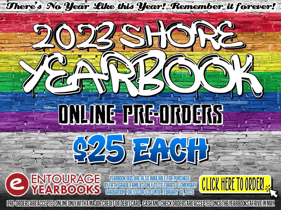  2023 Shore Yearbook Pre-Order Now!